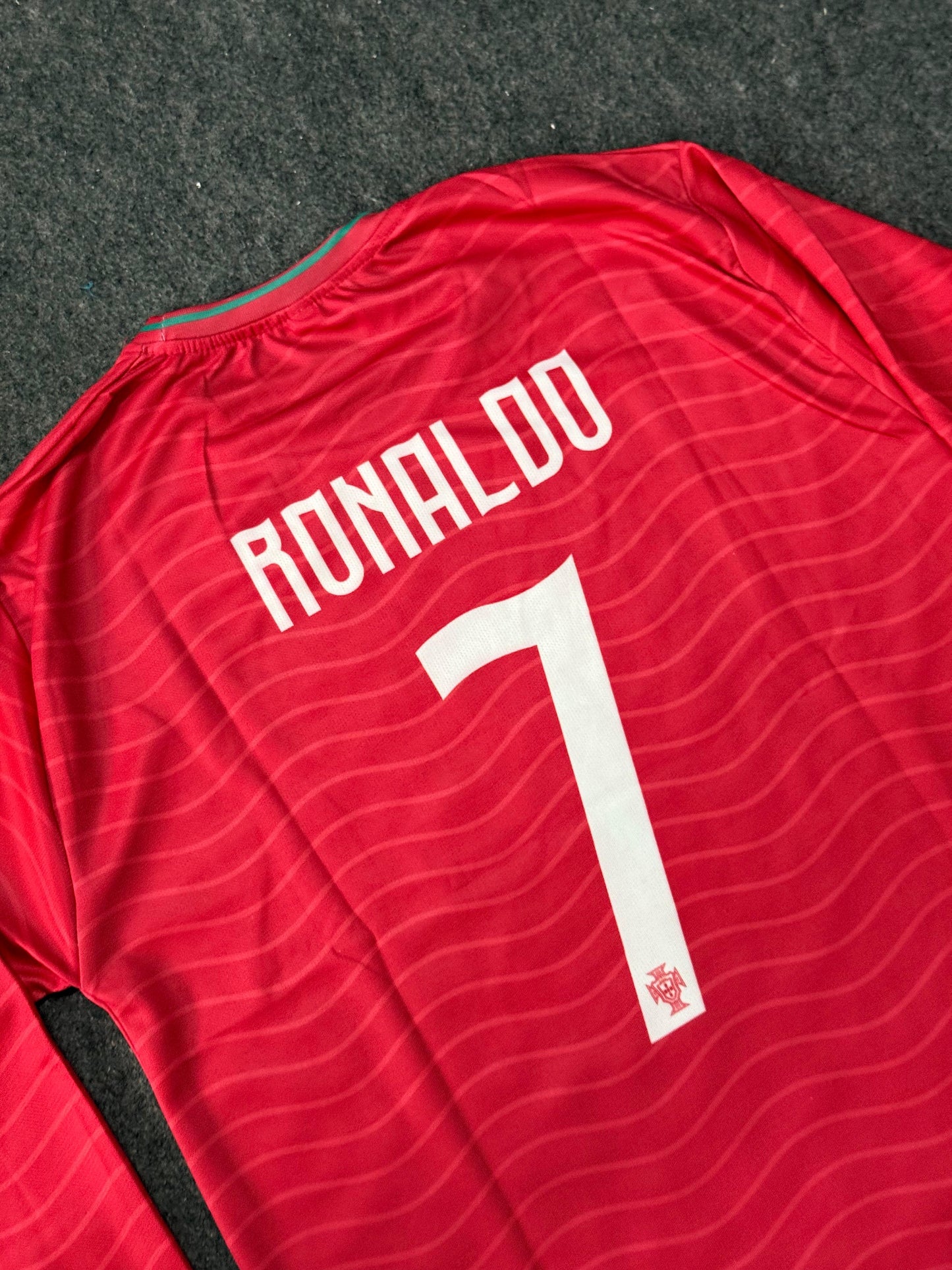 Portugal Home Full Sleeves No.7 Jersey – Player Version