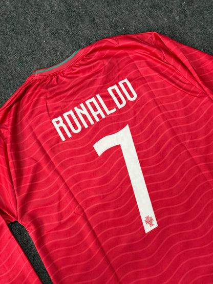 Portugal Home Full Sleeves No.7 Jersey – Player Version