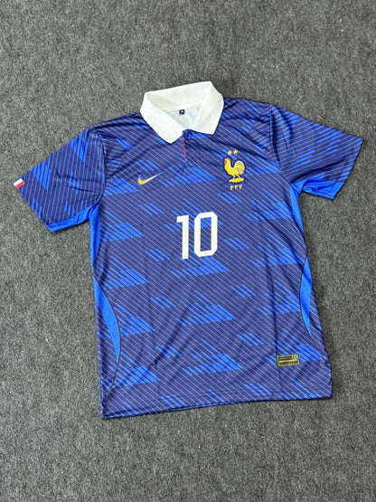 France Home Mbappe Jersey – Blue Edition Fan Version