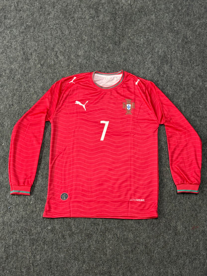 Portugal Home Full Sleeves No.7 Jersey – Player Version