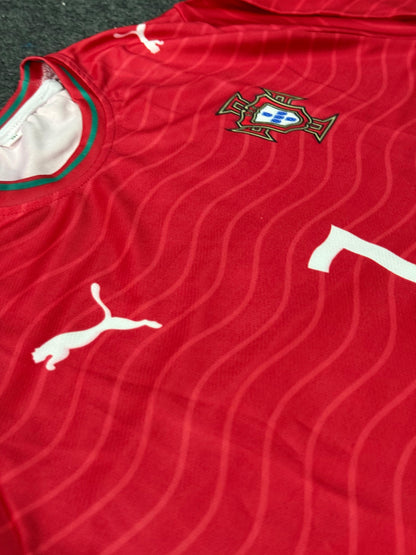 Portugal Home Full Sleeves No.7 Jersey – Player Version