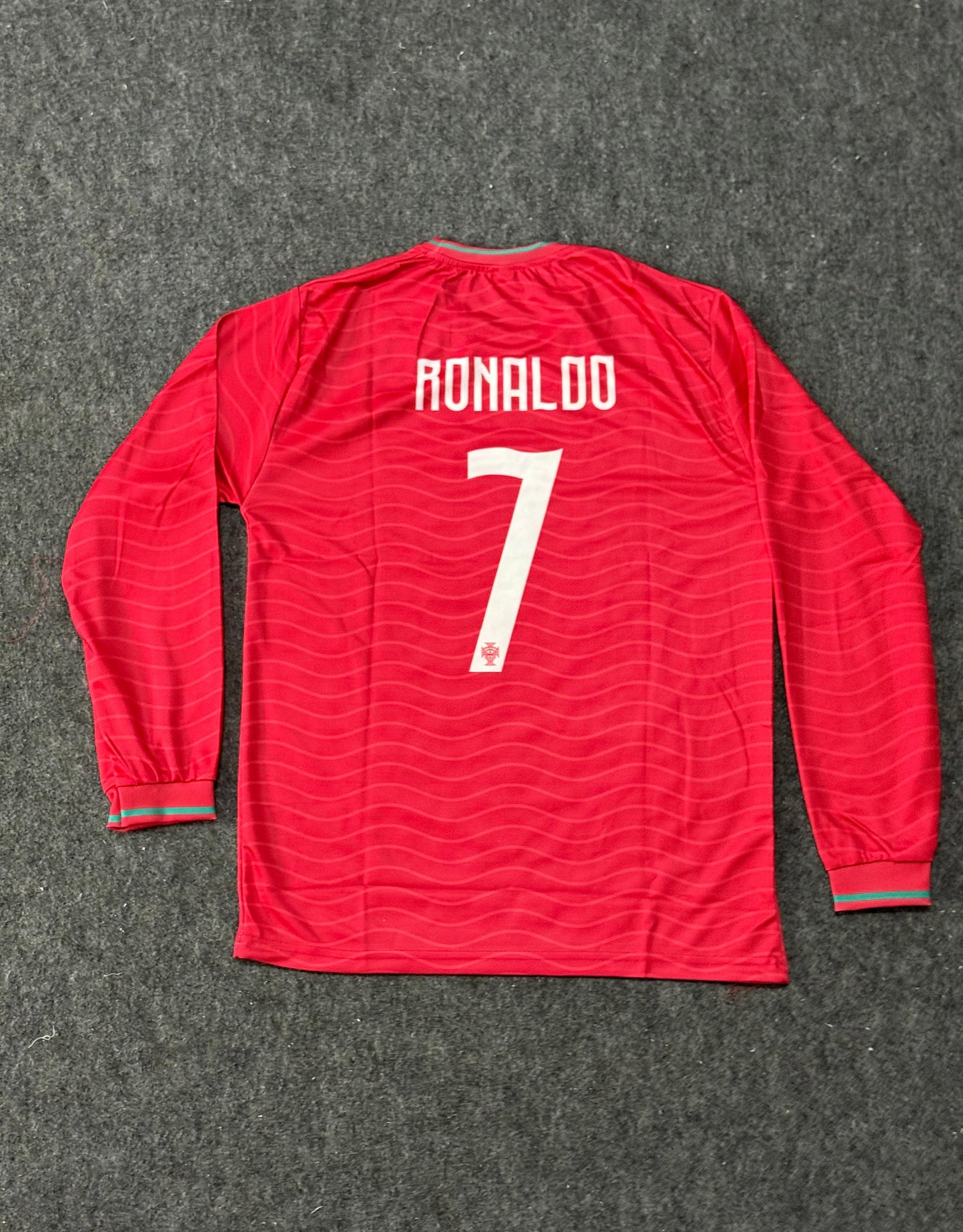 Portugal Home Full Sleeves No.7 Jersey – Player Version